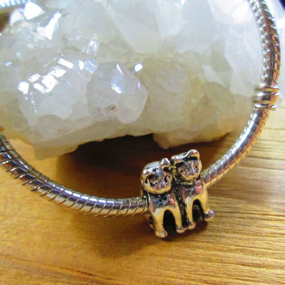 3 Pieces Special: Christmas Tree, Bonded Cats and Spacer Bead European Charms - Picture 4 of 16